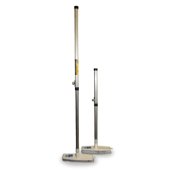 BR6 | Aluminium Extendable Broom Small 300mm - 600mm | Extension Broom | Ecospill | Best broom to clean up oil spills | Brisbane Sydney Melbourne Perth Adelaide Canberra